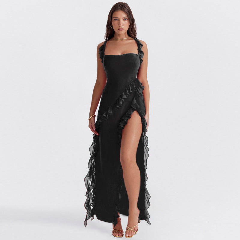 Zina | Vestido deslumbrante con volantes