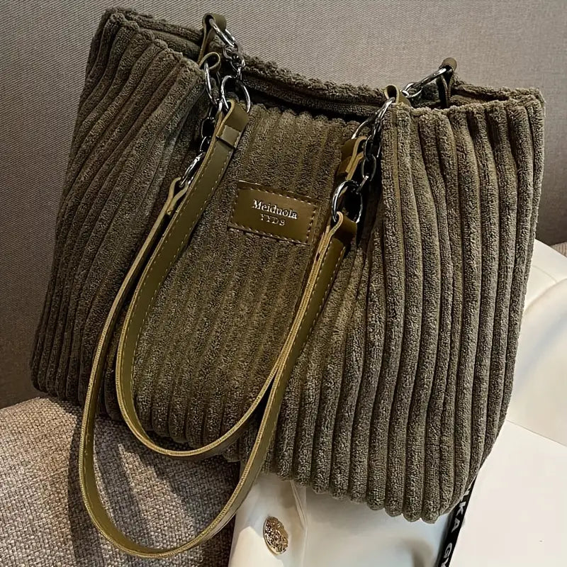 IFÉ | Sac en Velours à Double Anse