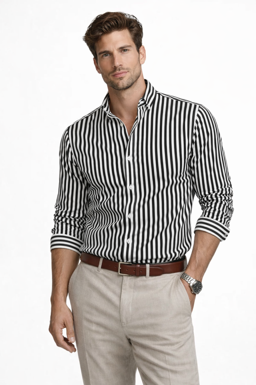 Rodrigo | Chemise Élégante À Rayures