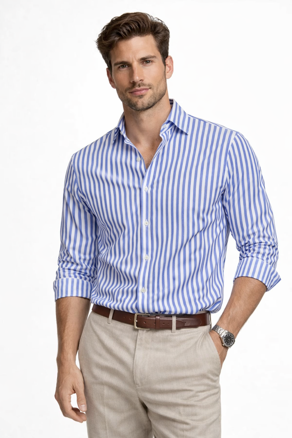 Rodrigo | Chemise Élégante À Rayures