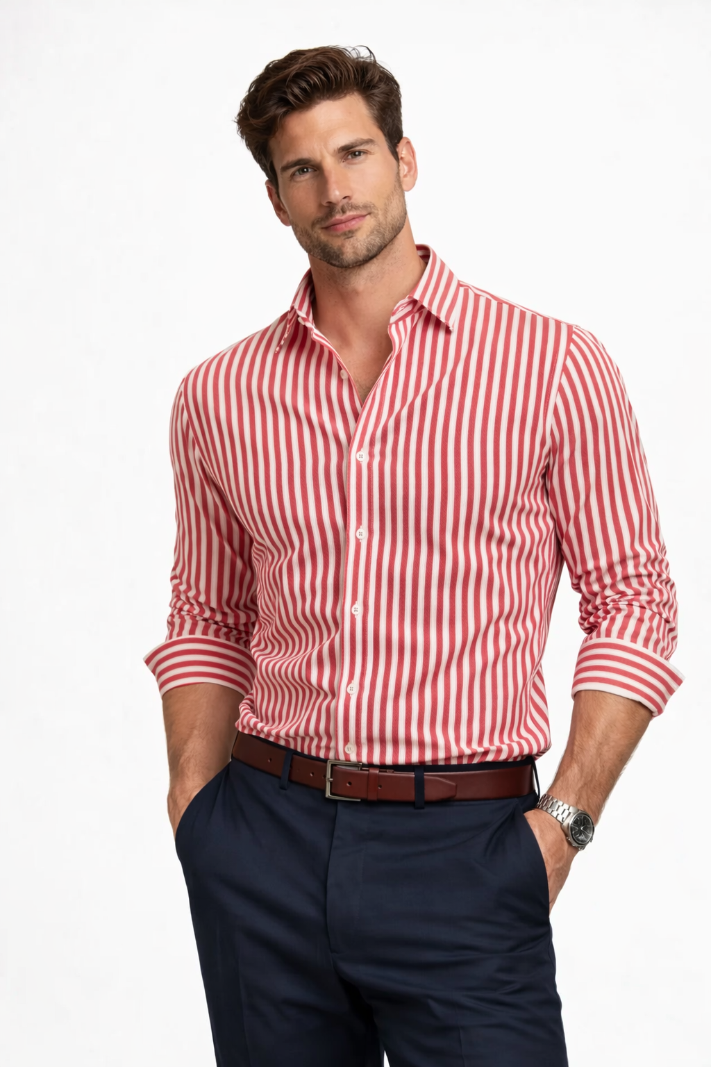Rodrigo | Chemise Élégante À Rayures