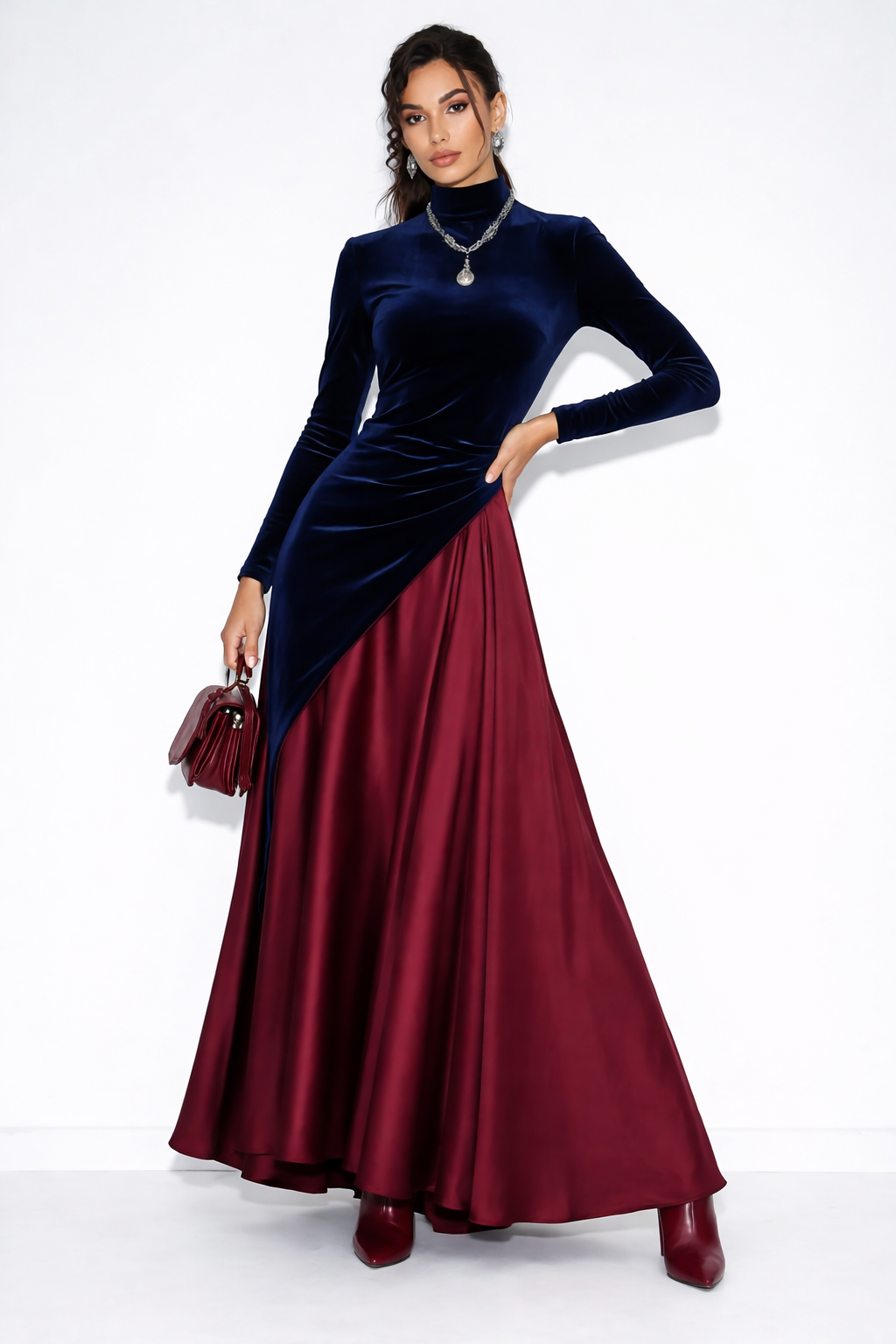Aroa | Robe Longue Bicolore