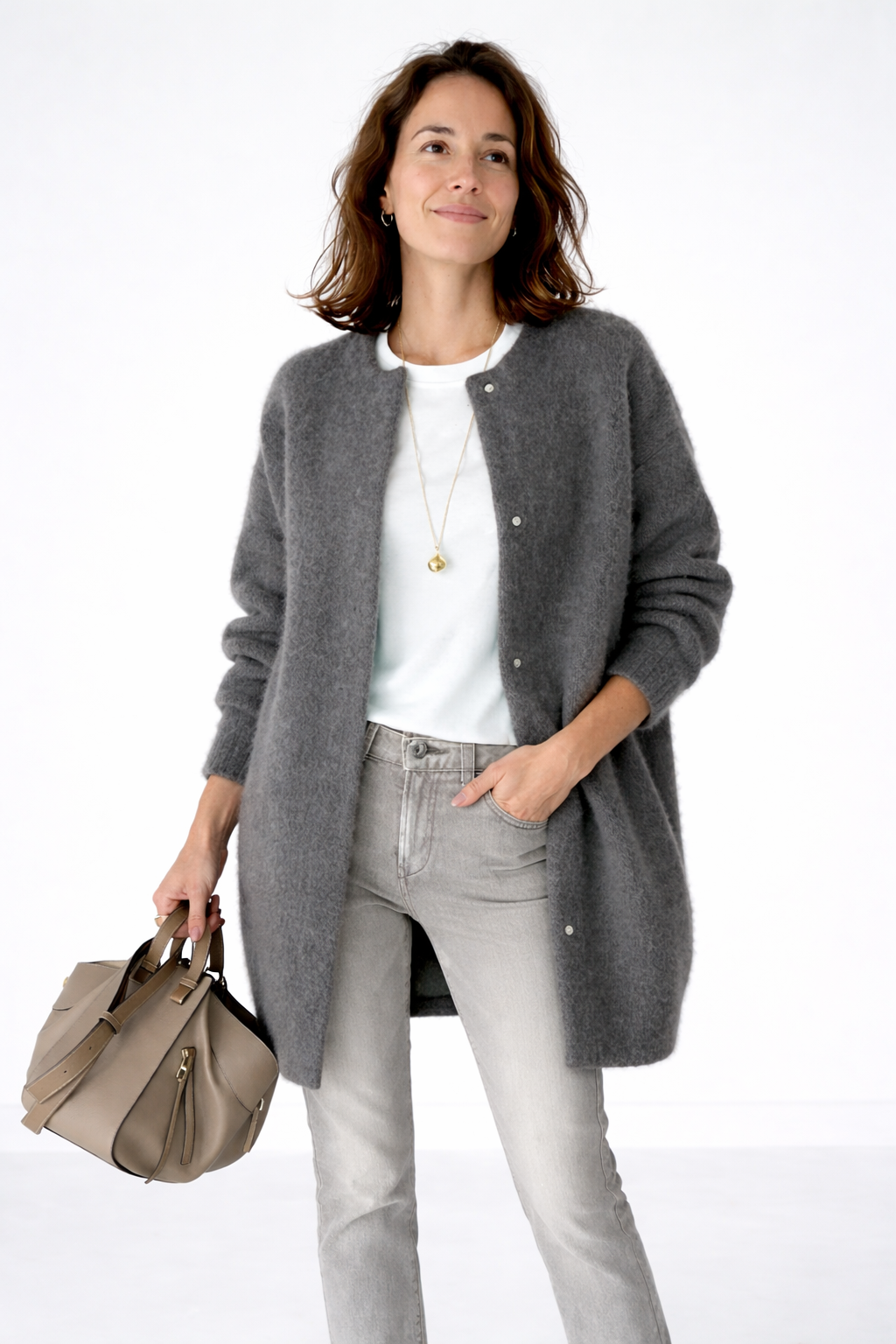Chloe | Cardigan en Cachemire Élégant et Léger