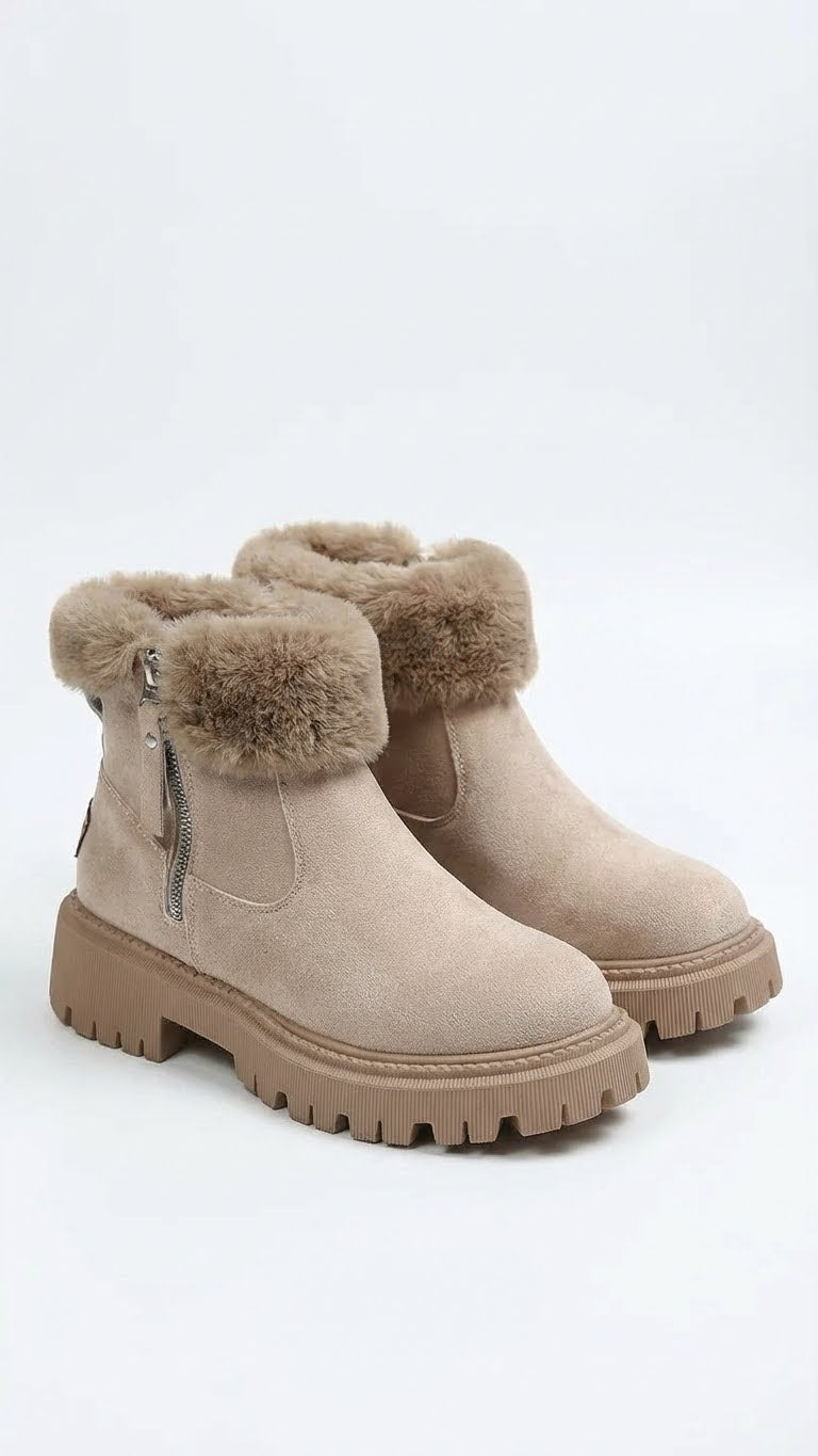 Salma | Bottes Chaudes d'Hiver Doublées