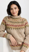 Zoe | Pull Nordique en Maille Tressée