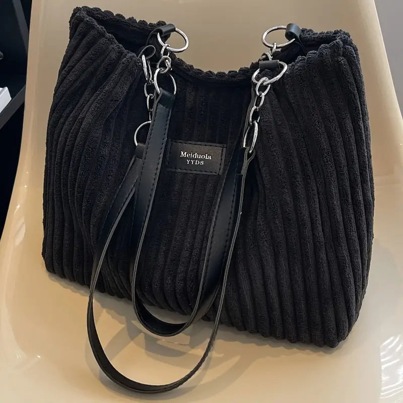 IFÉ | Sac en Velours à Double Anse