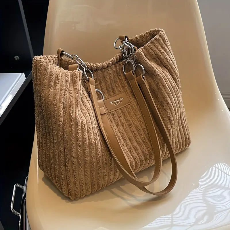 IFÉ | Sac en Velours à Double Anse