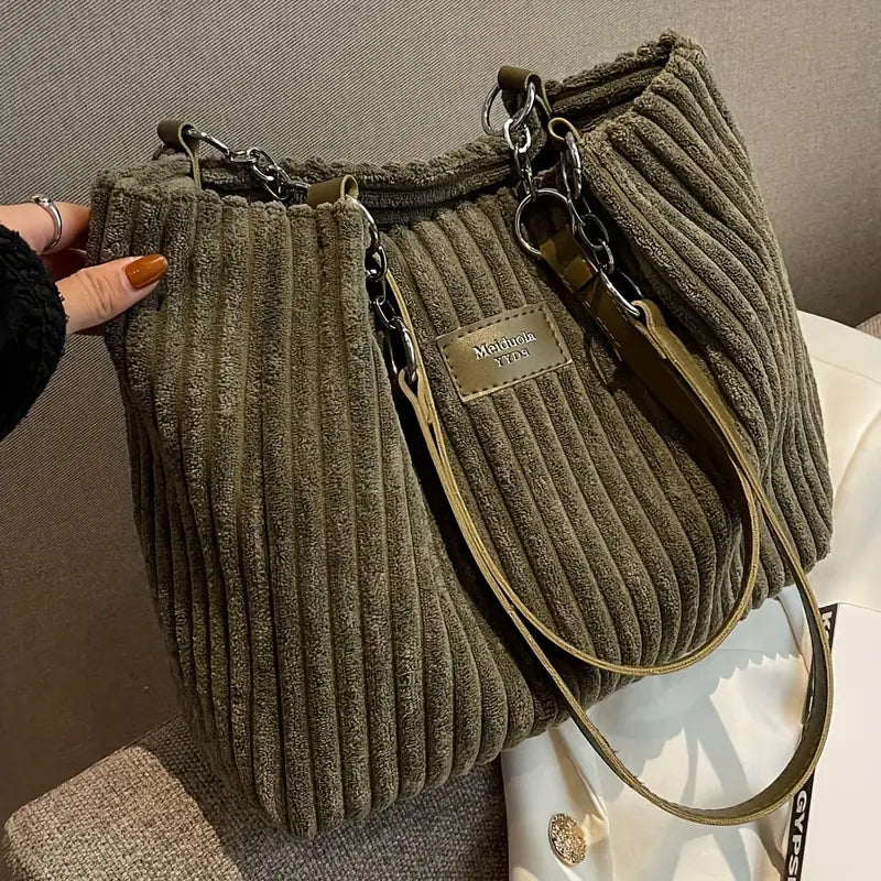 IFÉ | Sac en Velours à Double Anse
