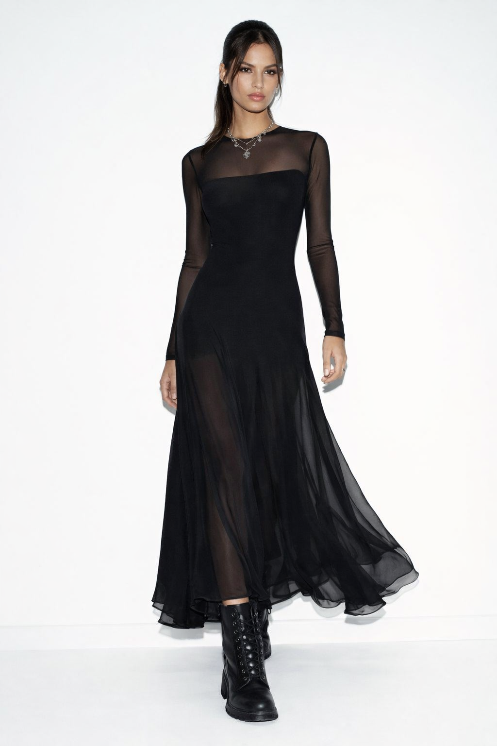 Nerea | Robe Longue Noire Ample
