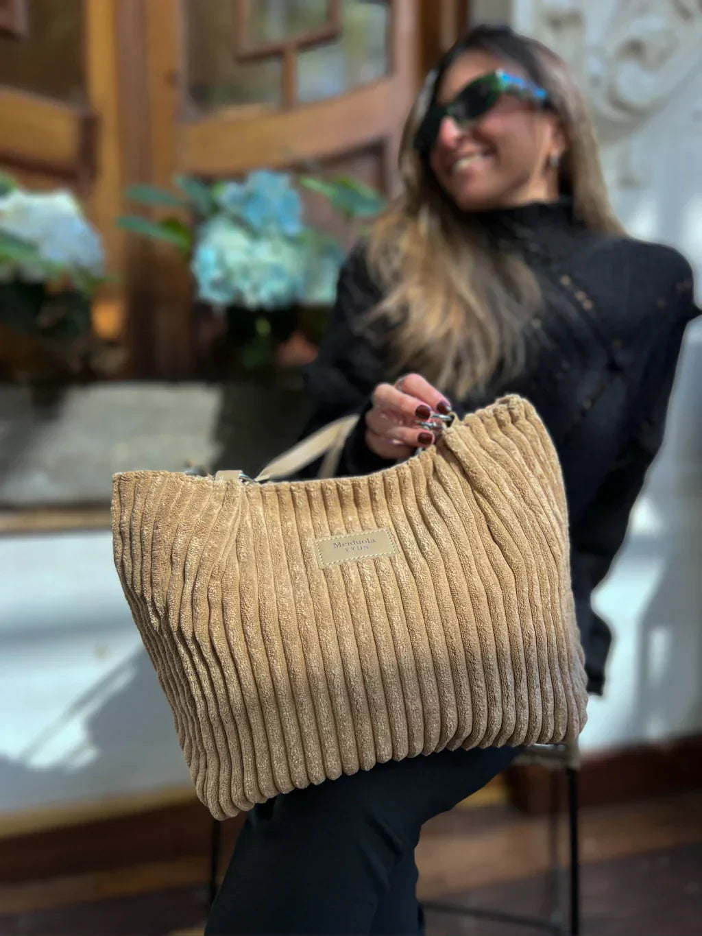 IFÉ | Sac en Velours à Double Anse